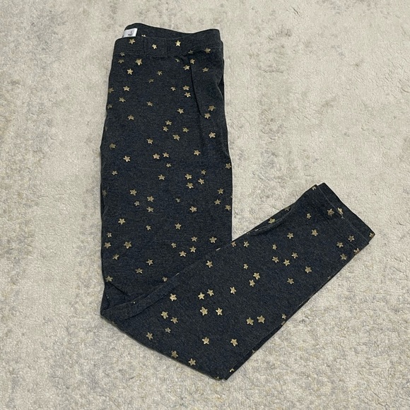 EUC Girl’s Size Large (8-10Yrs) Epic Threads Leggings With Star Prints Dark Gray - Picture 3 of 7